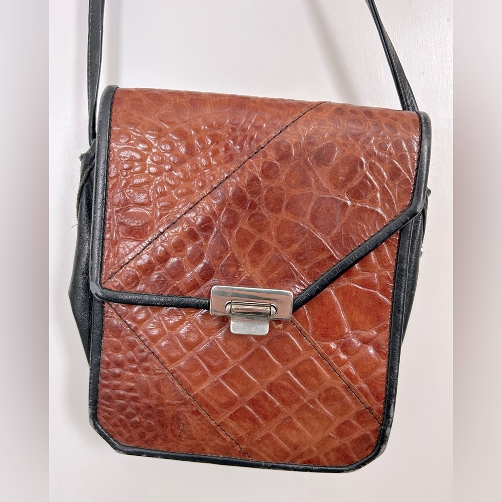 Vintage Roche Leather Crossbody